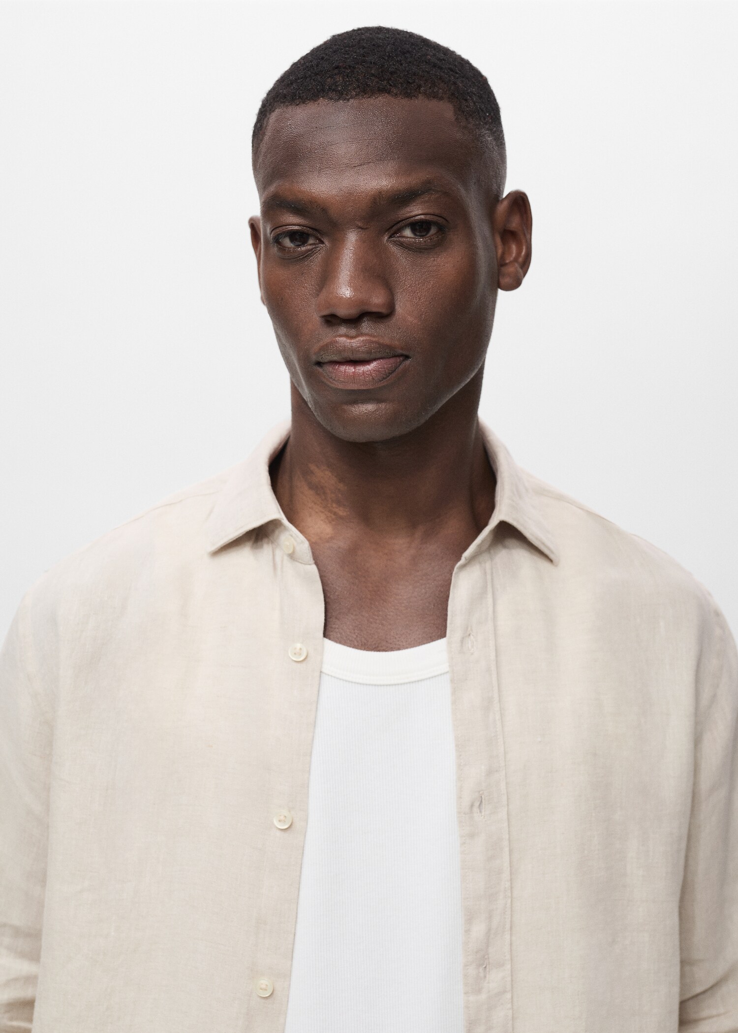 Linen 100% shirt - Details of the article 1