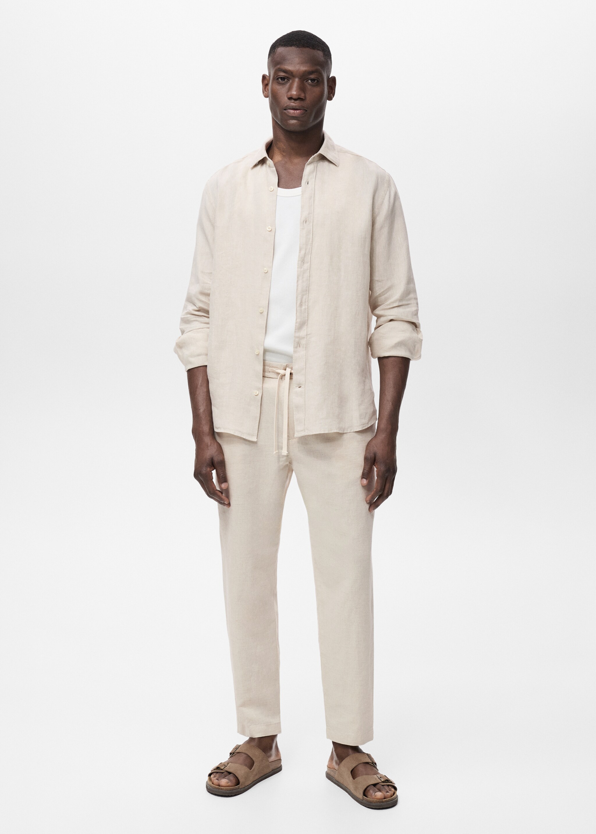 Linen 100% shirt - General plane