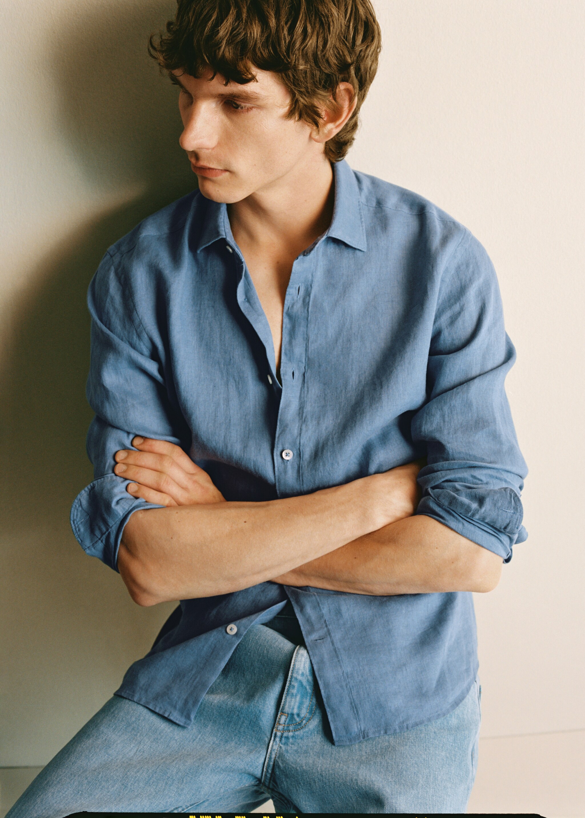 Linen 100% shirt - Details of the article 3
