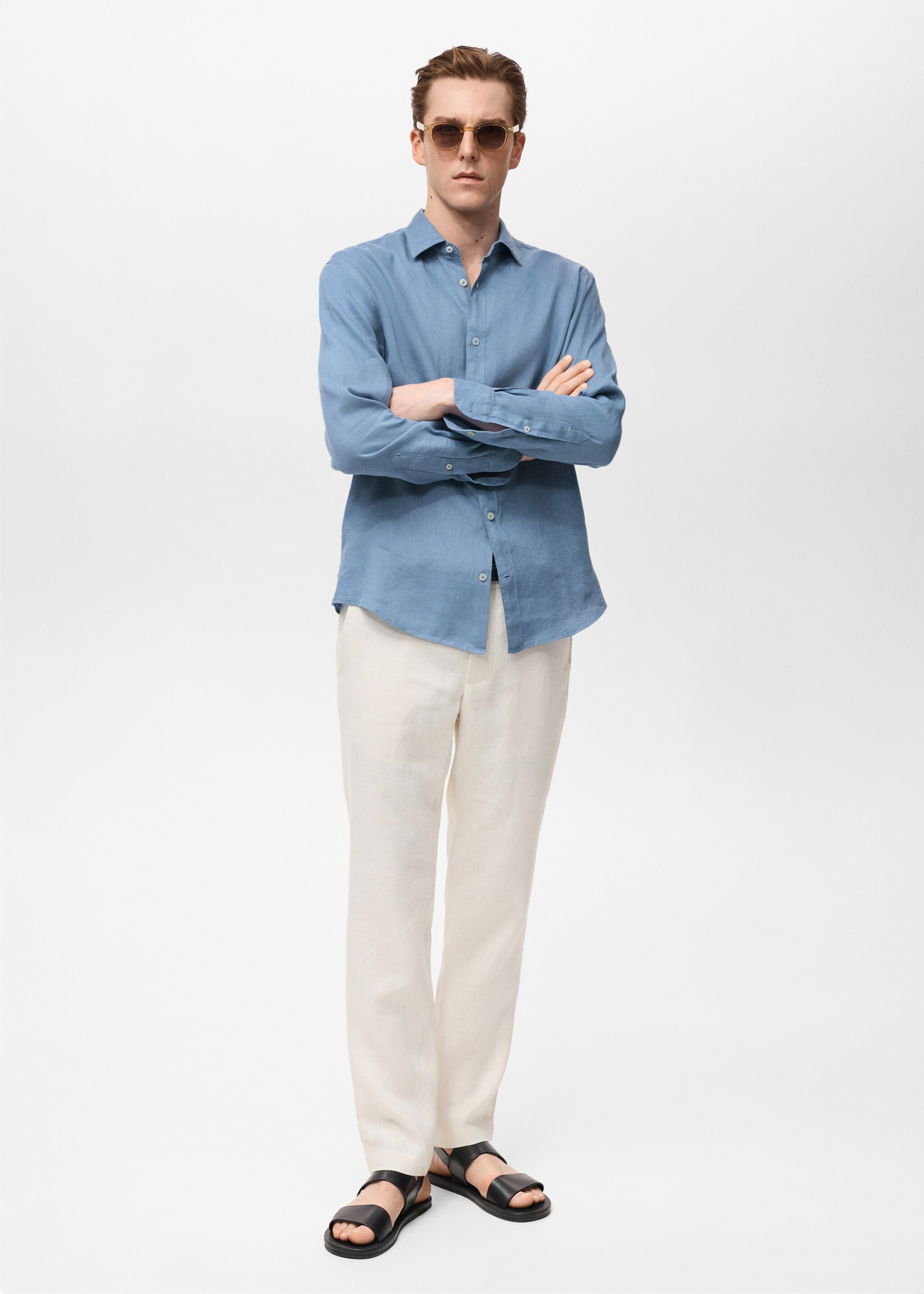 Linen 100% shirt - General plane