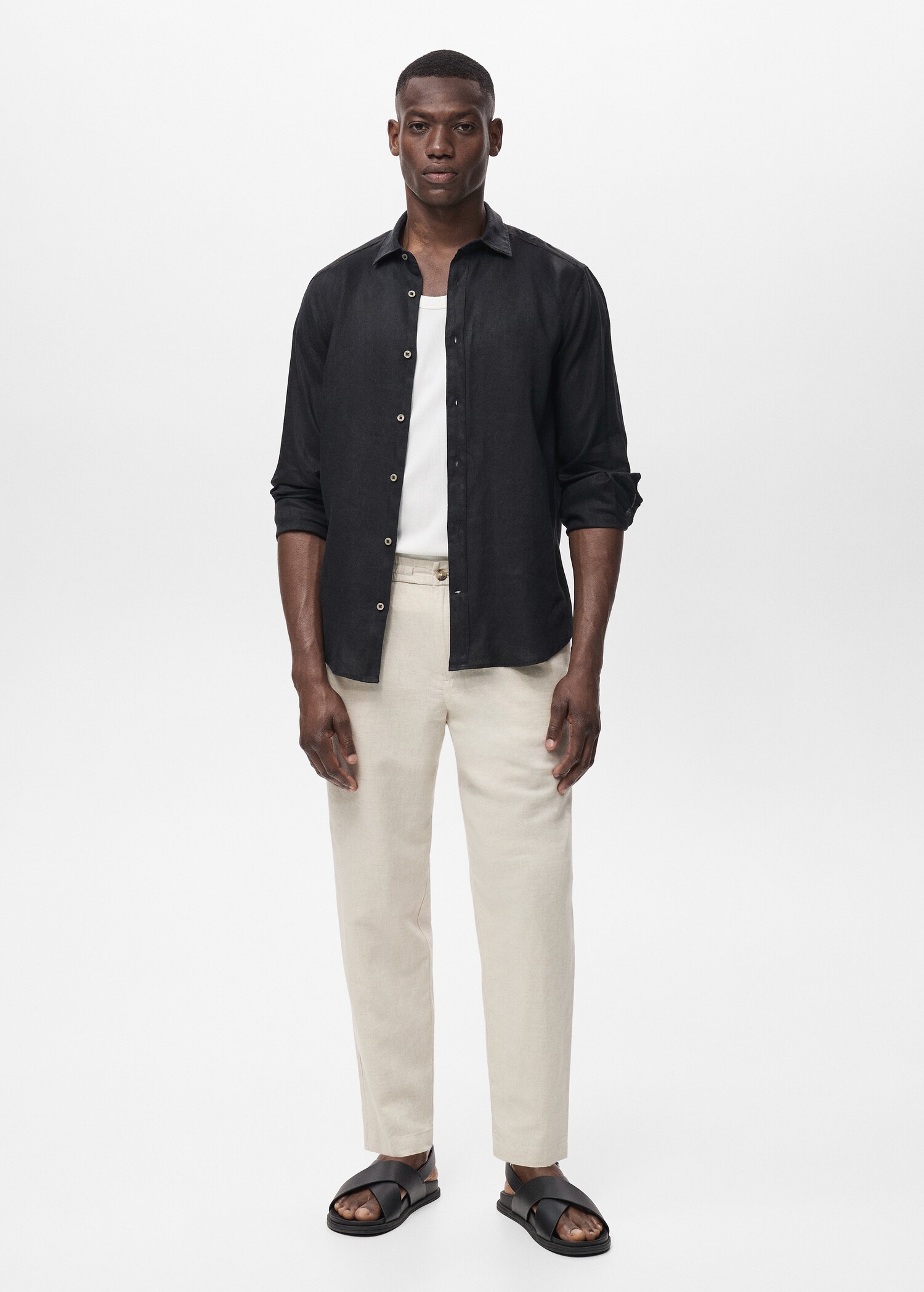 Linen 100% shirt - General plane