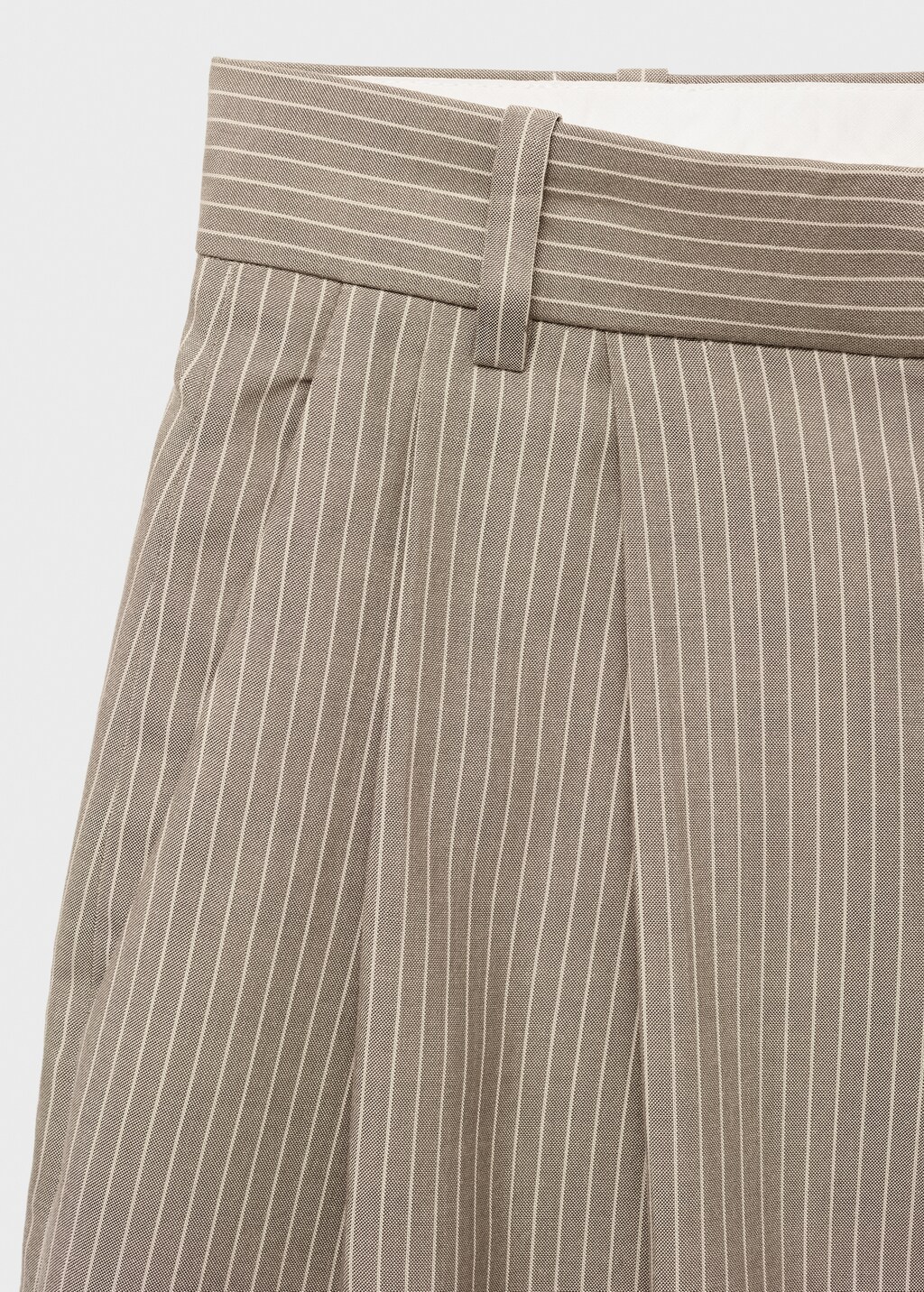 Striped suit bermuda shorts