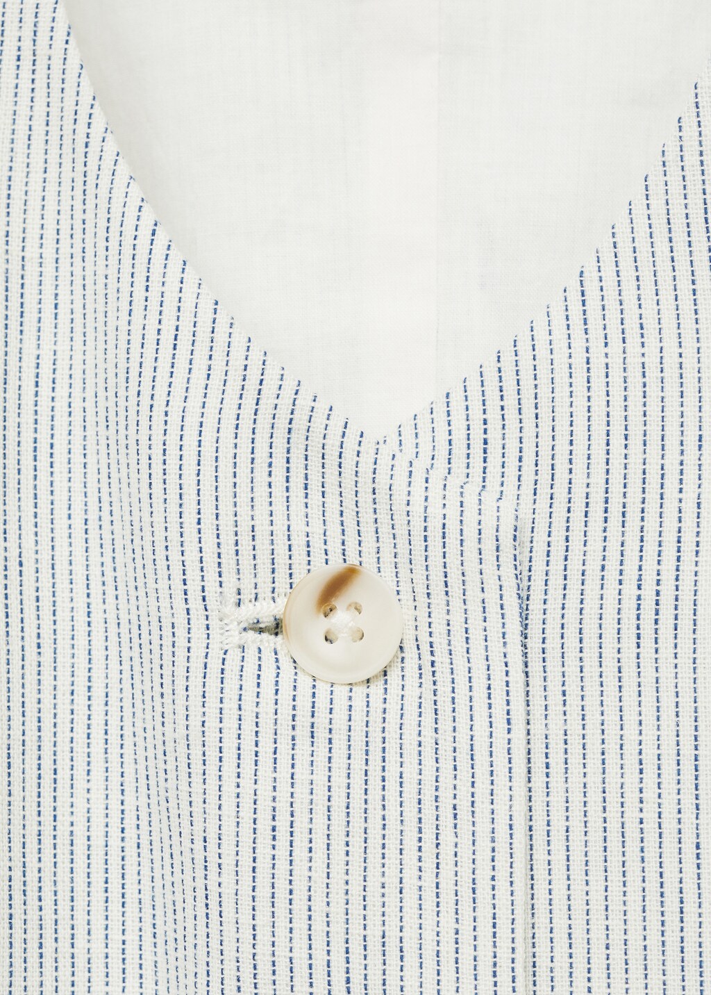 Linen-blend suit vest