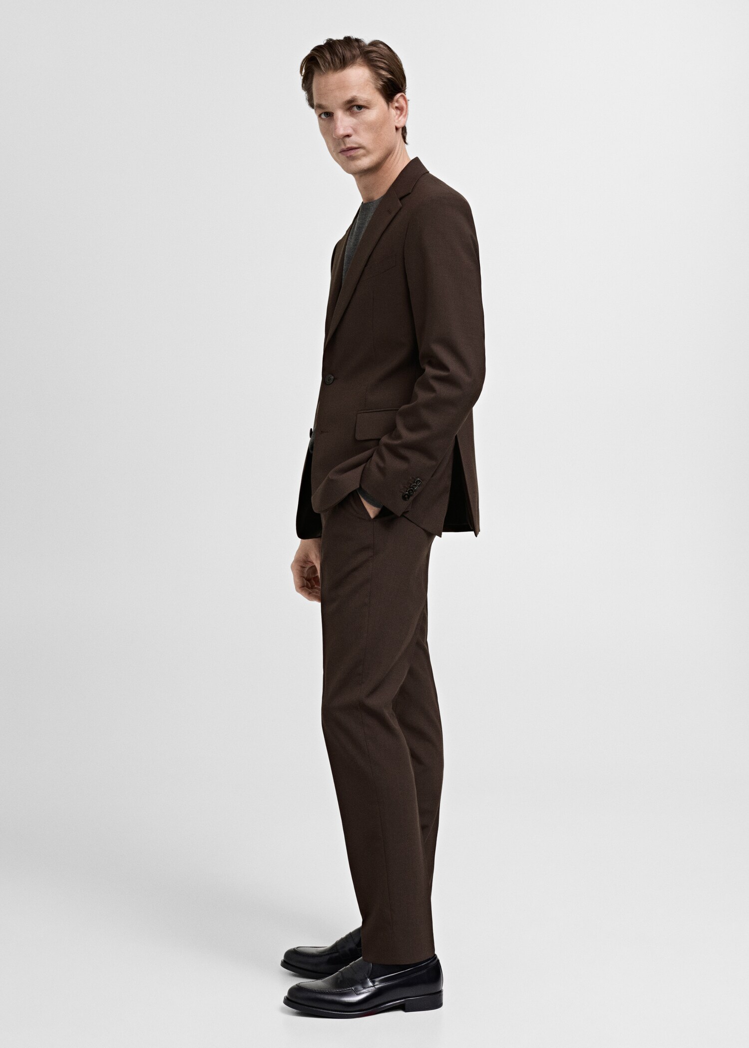 Turin 100% wool suit pants - Details of the article 2