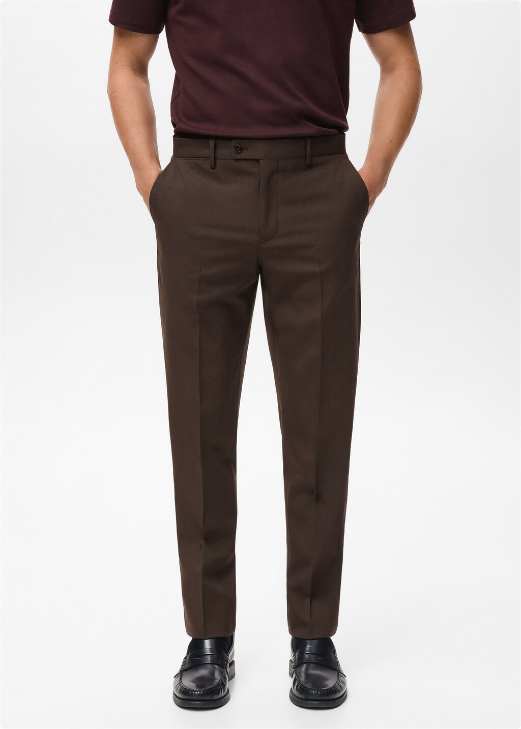 Turin 100% wool suit pants