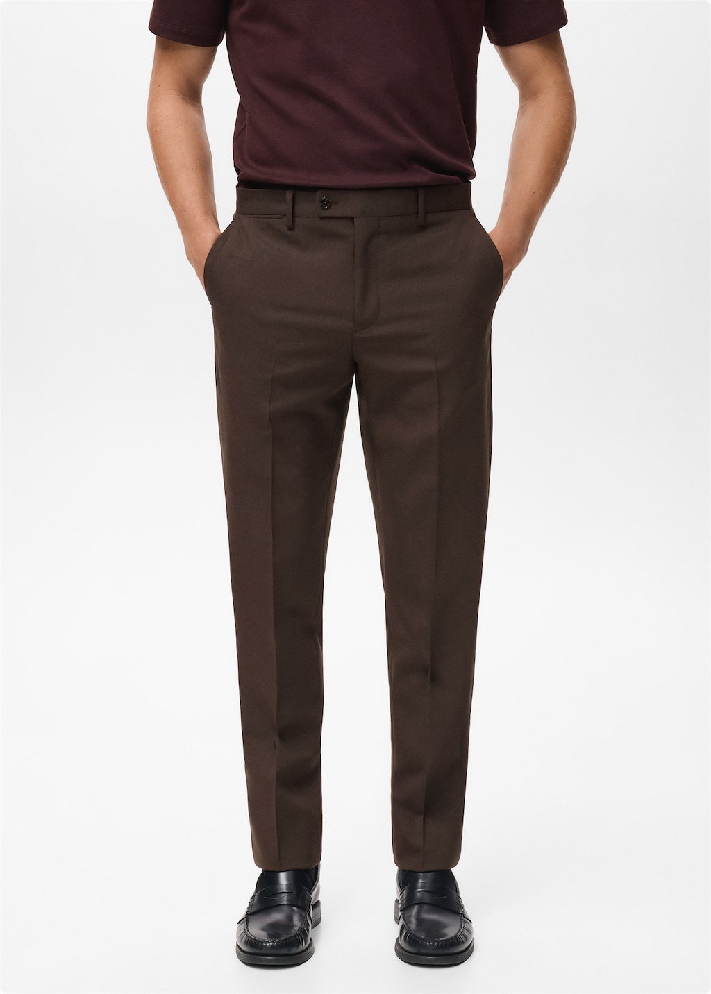 Turin 100% wool suit pants