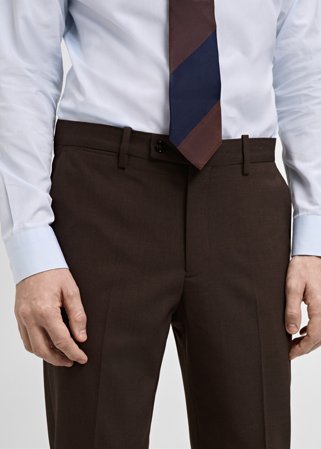 Turin 100% wool suit pants
