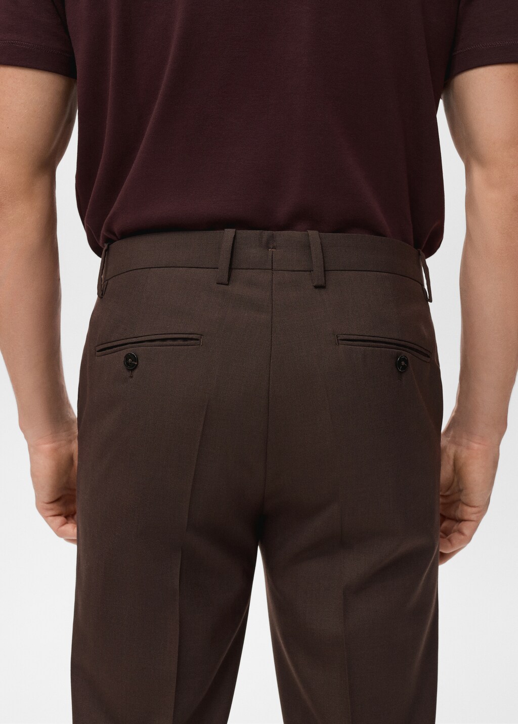 Turin 100% wool suit pants