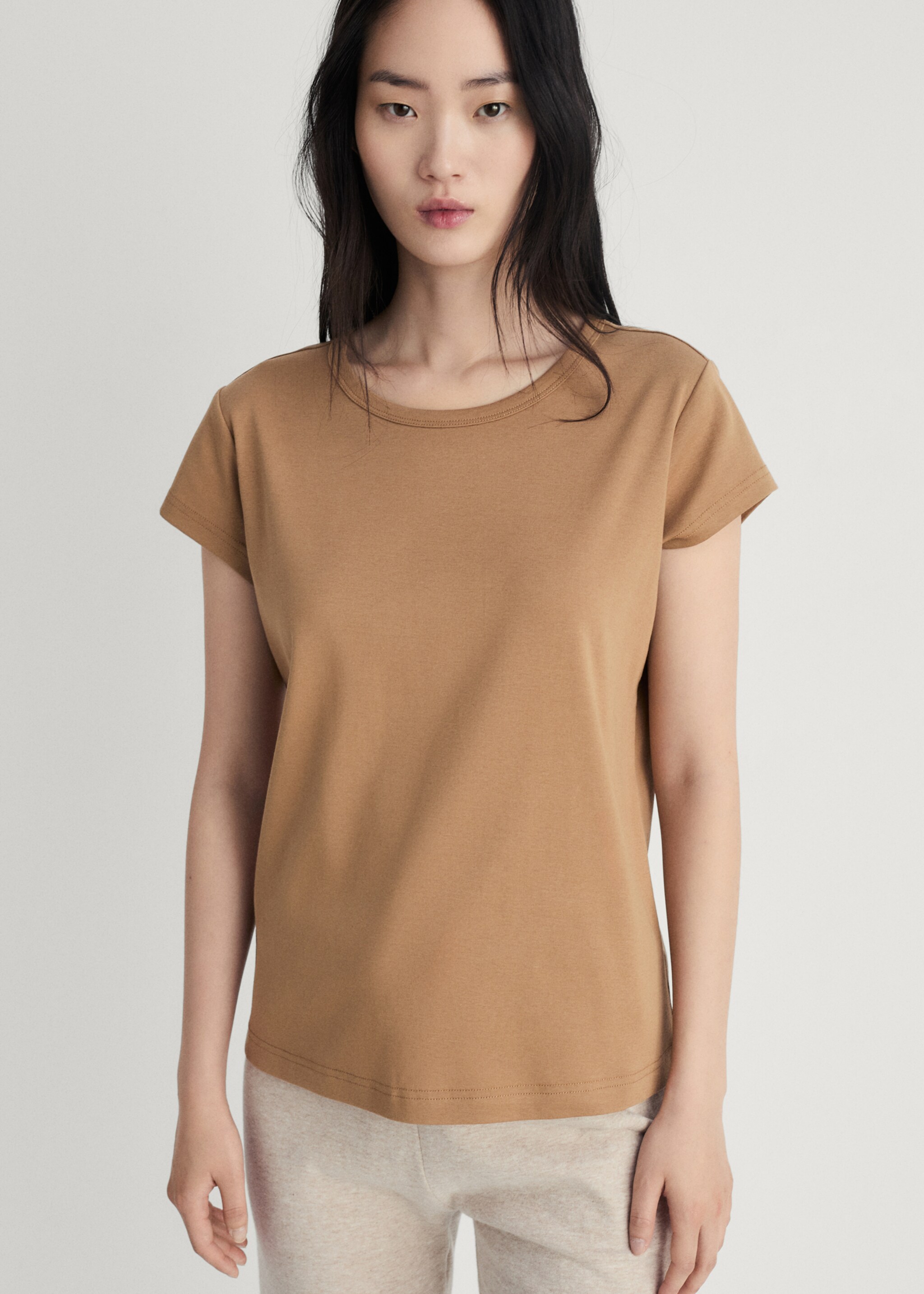 T-shirt 100 % coton manches courtes - Plan moyen