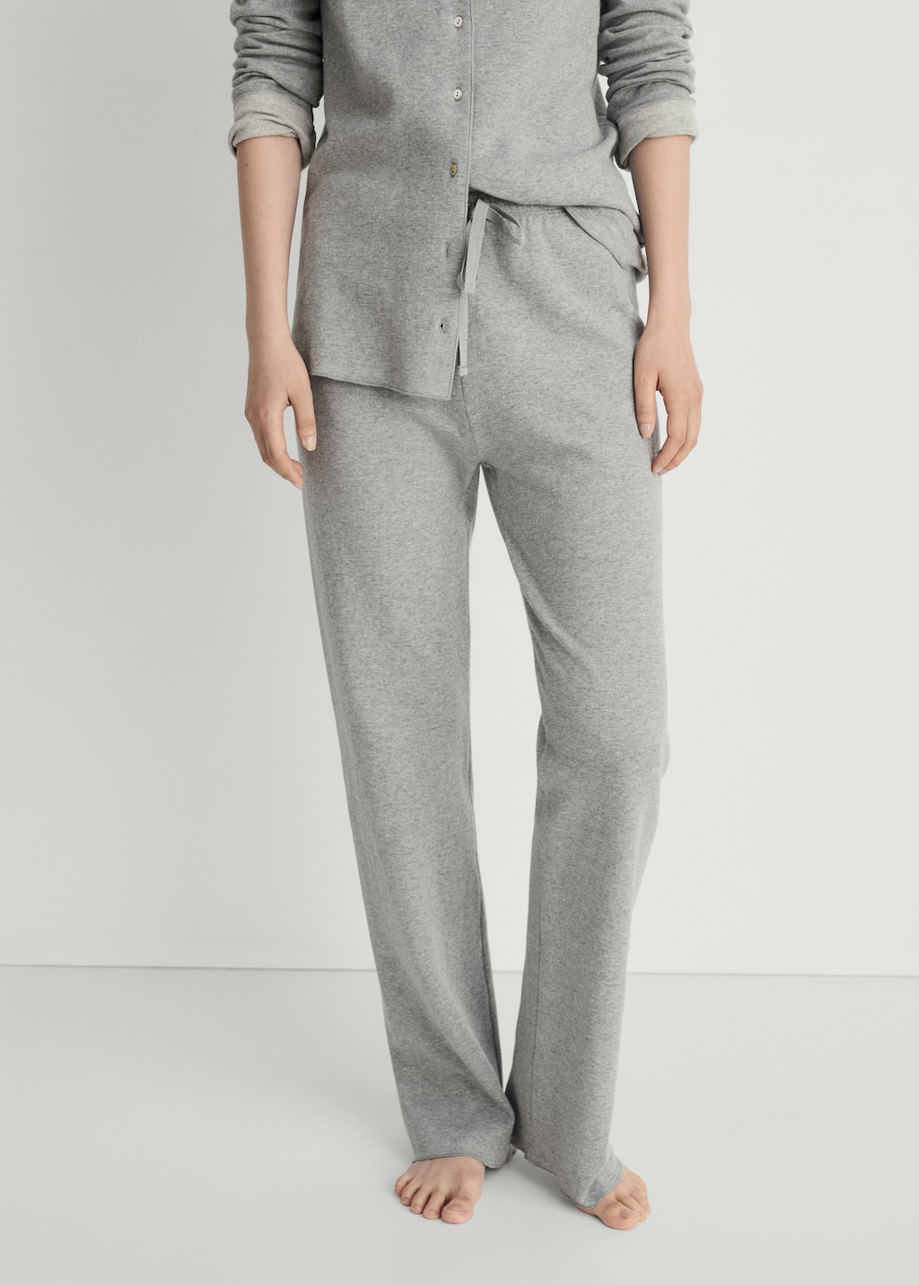 Mango Double-face cotton pants