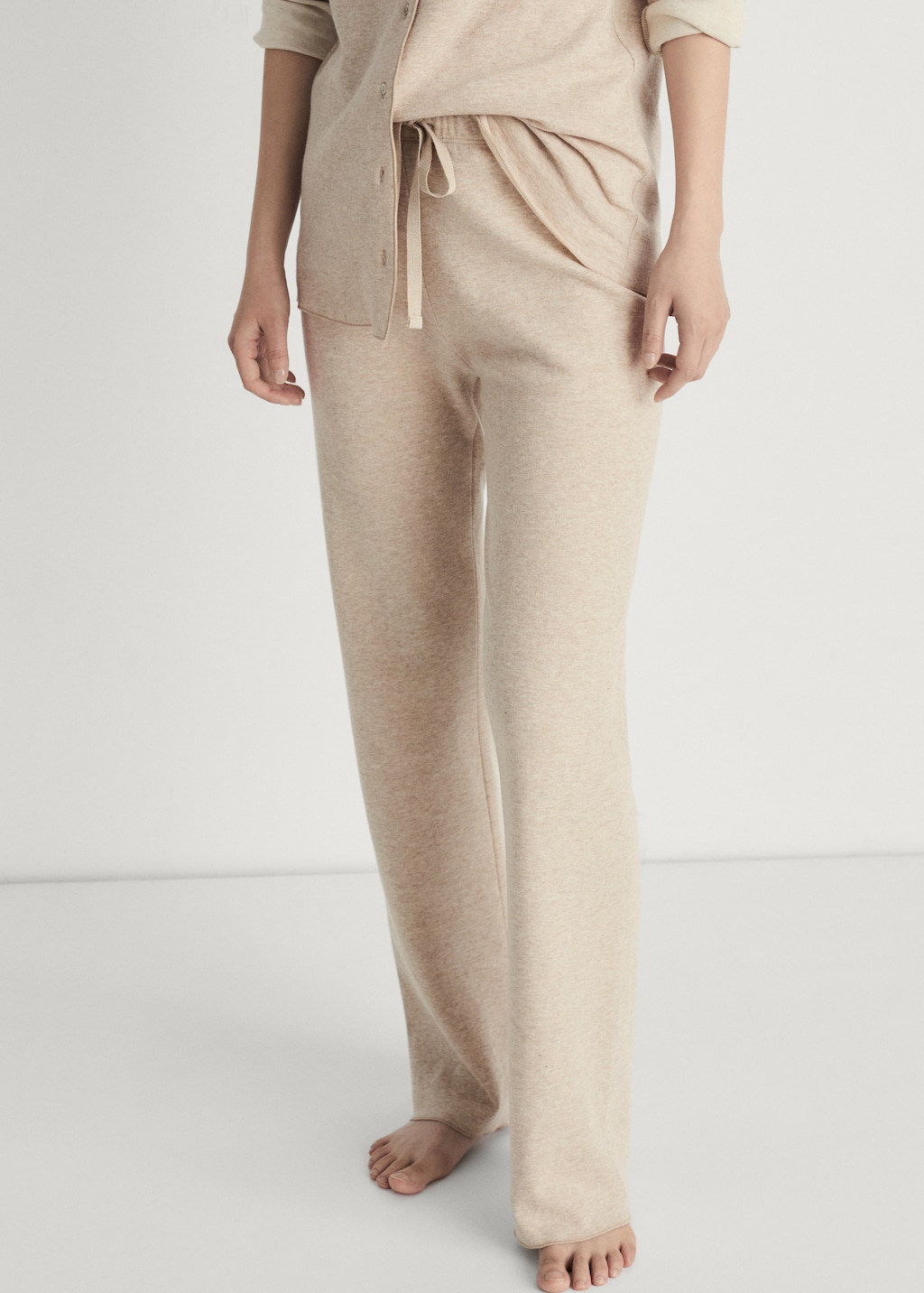 Mango Double-face cotton pants