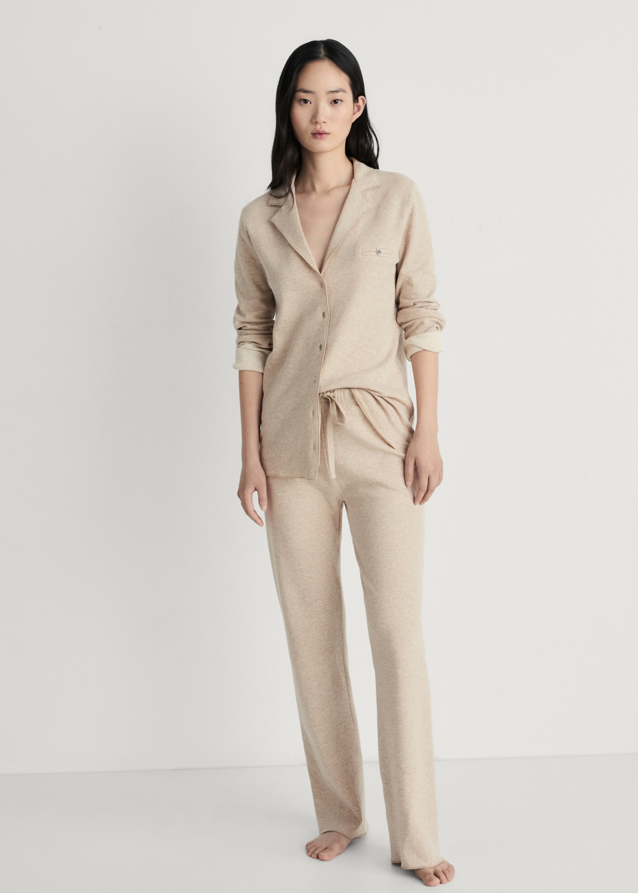 Double-face cotton trousers - General plane