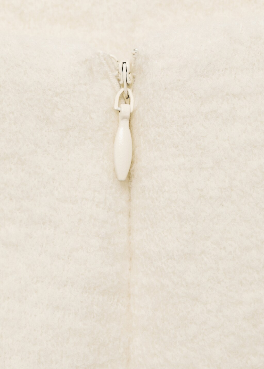 Wool-blend midi-skirt