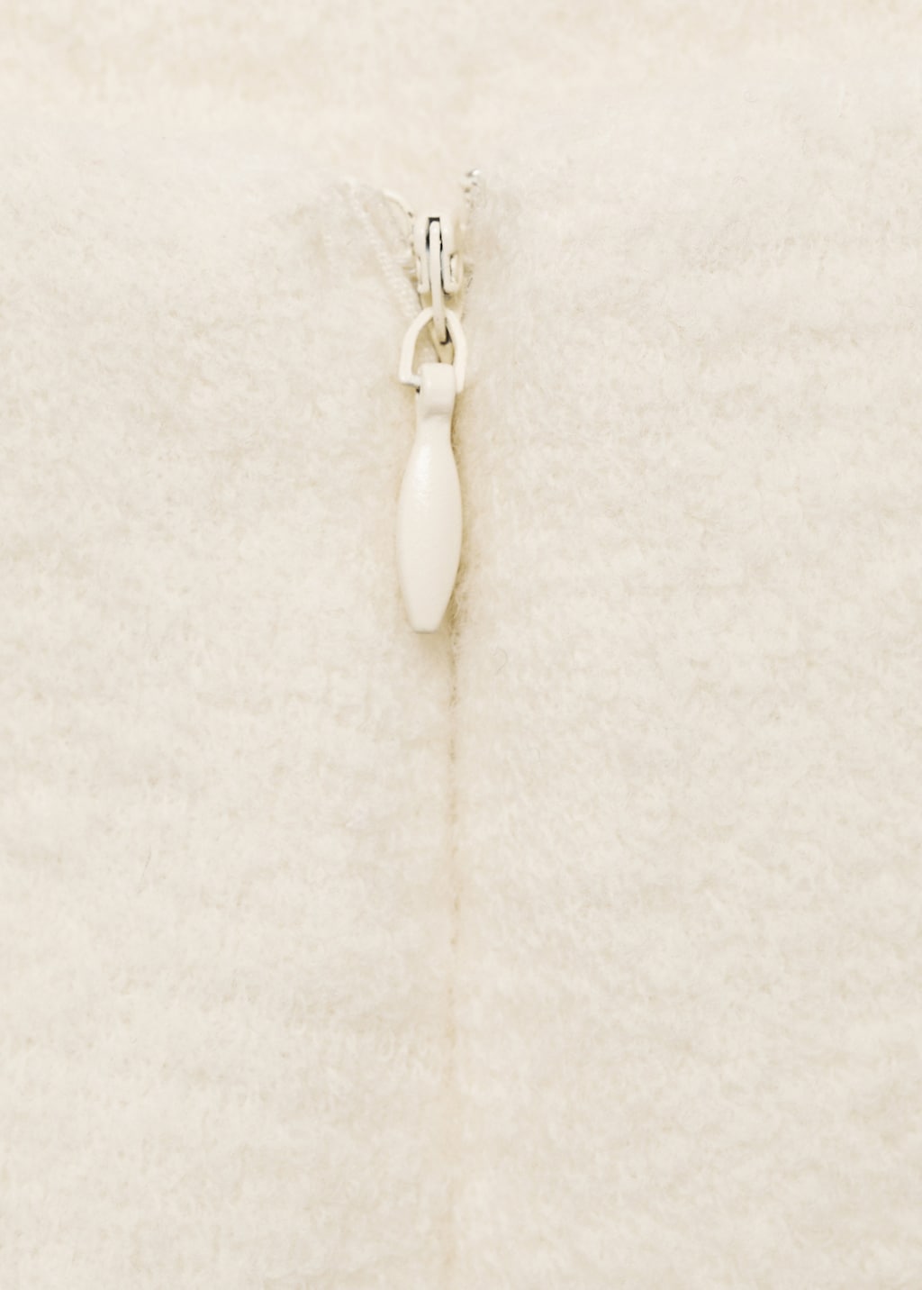 Wool-blend midi-skirt