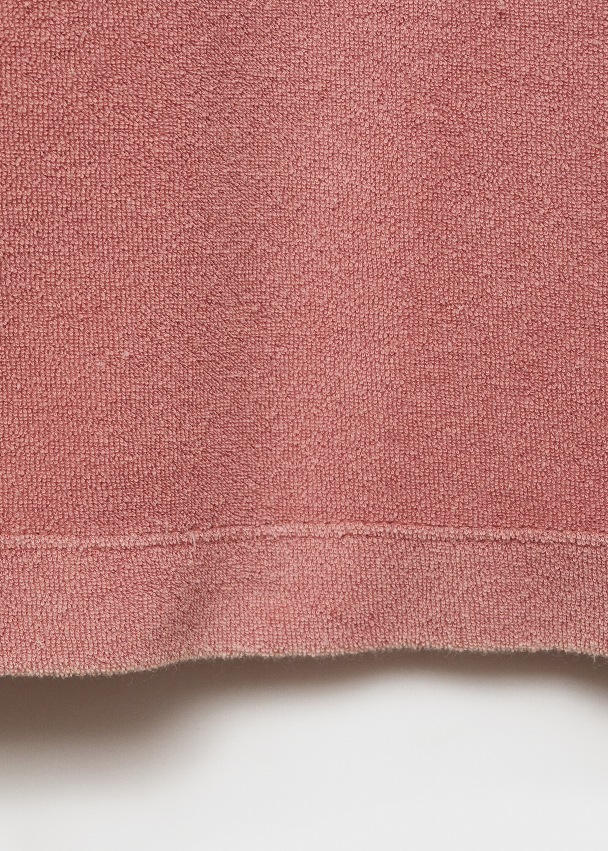 Overdyed cotton terry nightgown - Detail van het artikel 0