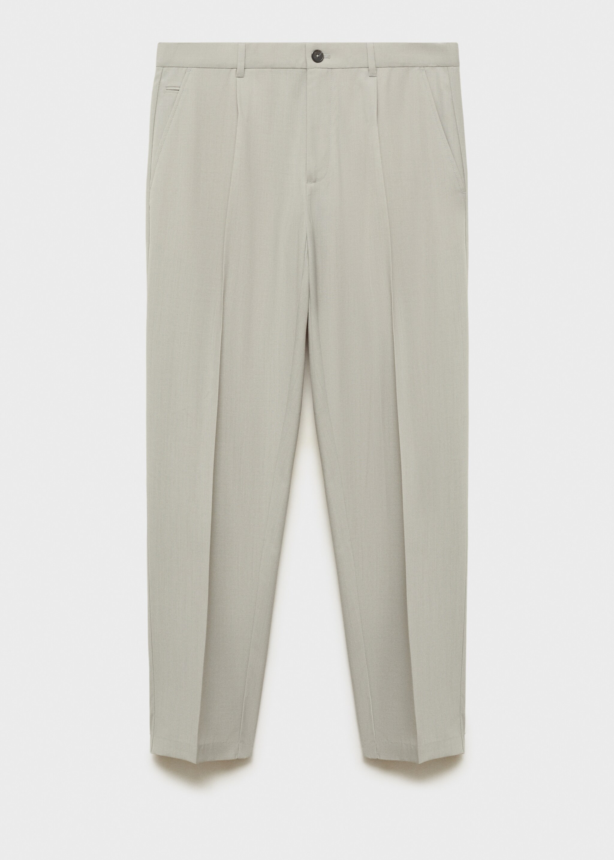 Pantalon laine froide slim-fit pinces - Article sans modèle