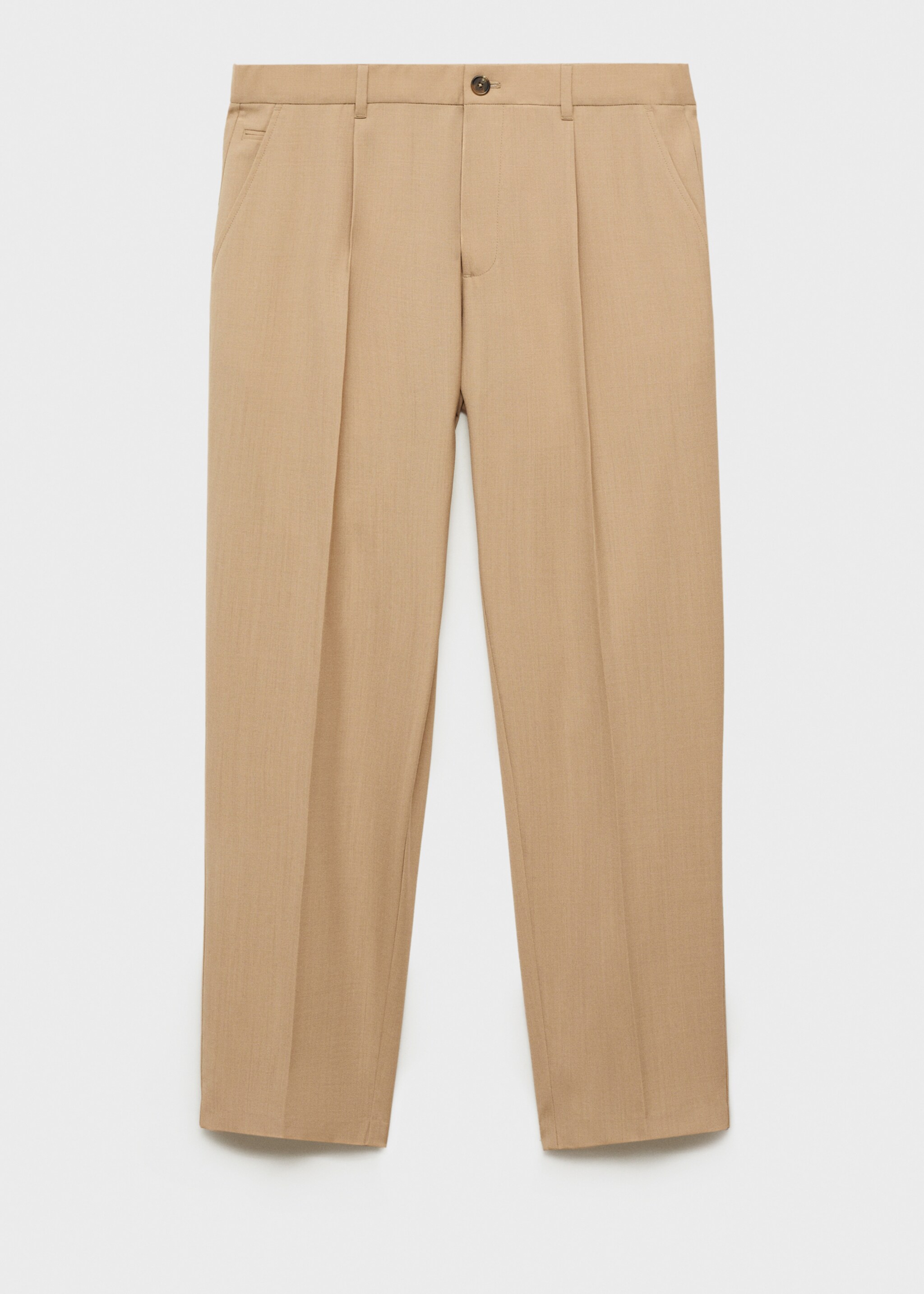 Pantalon laine froide slim-fit pinces - Article sans modèle