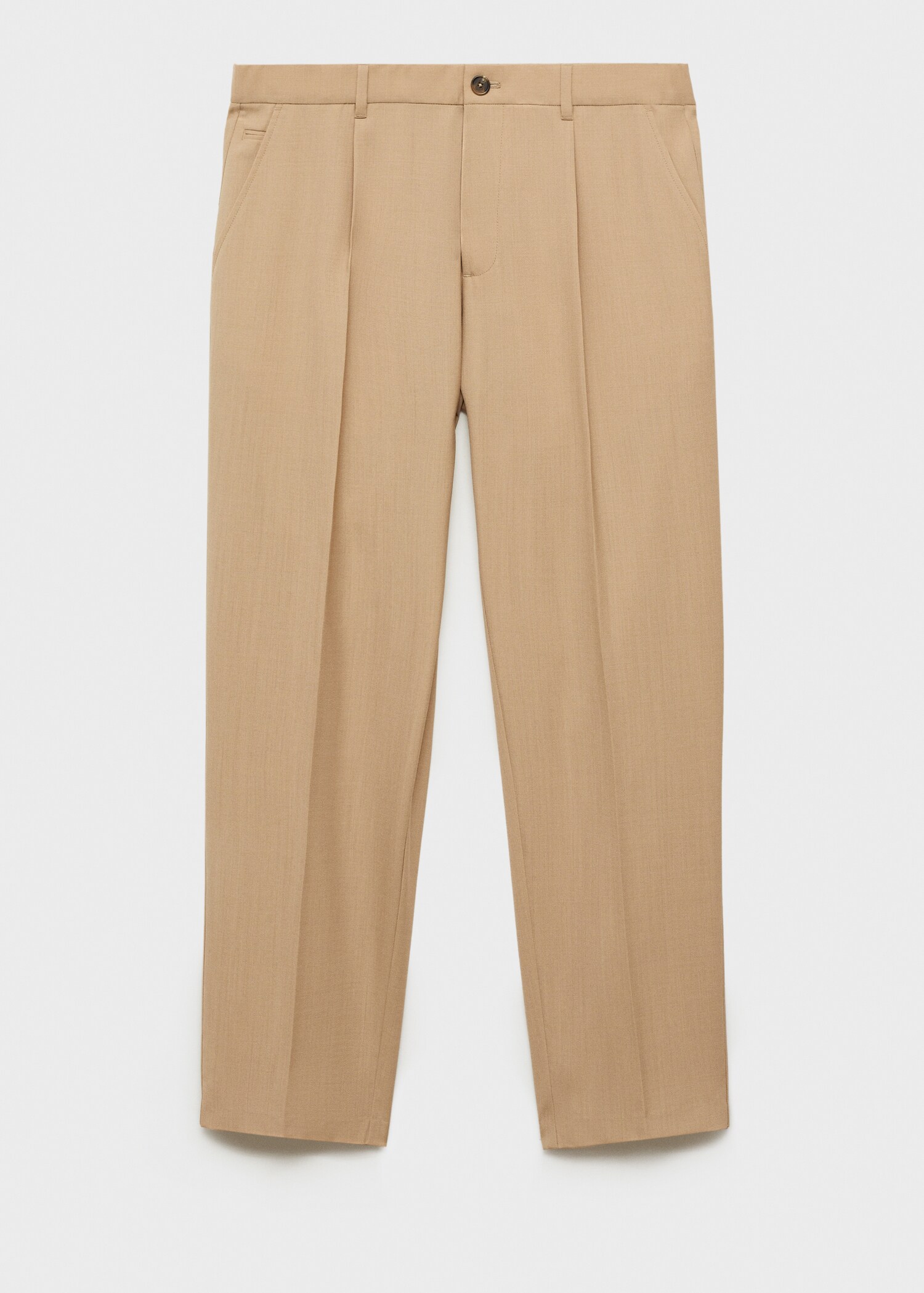 Pantalon laine froide slim-fit pinces - Article sans modèle