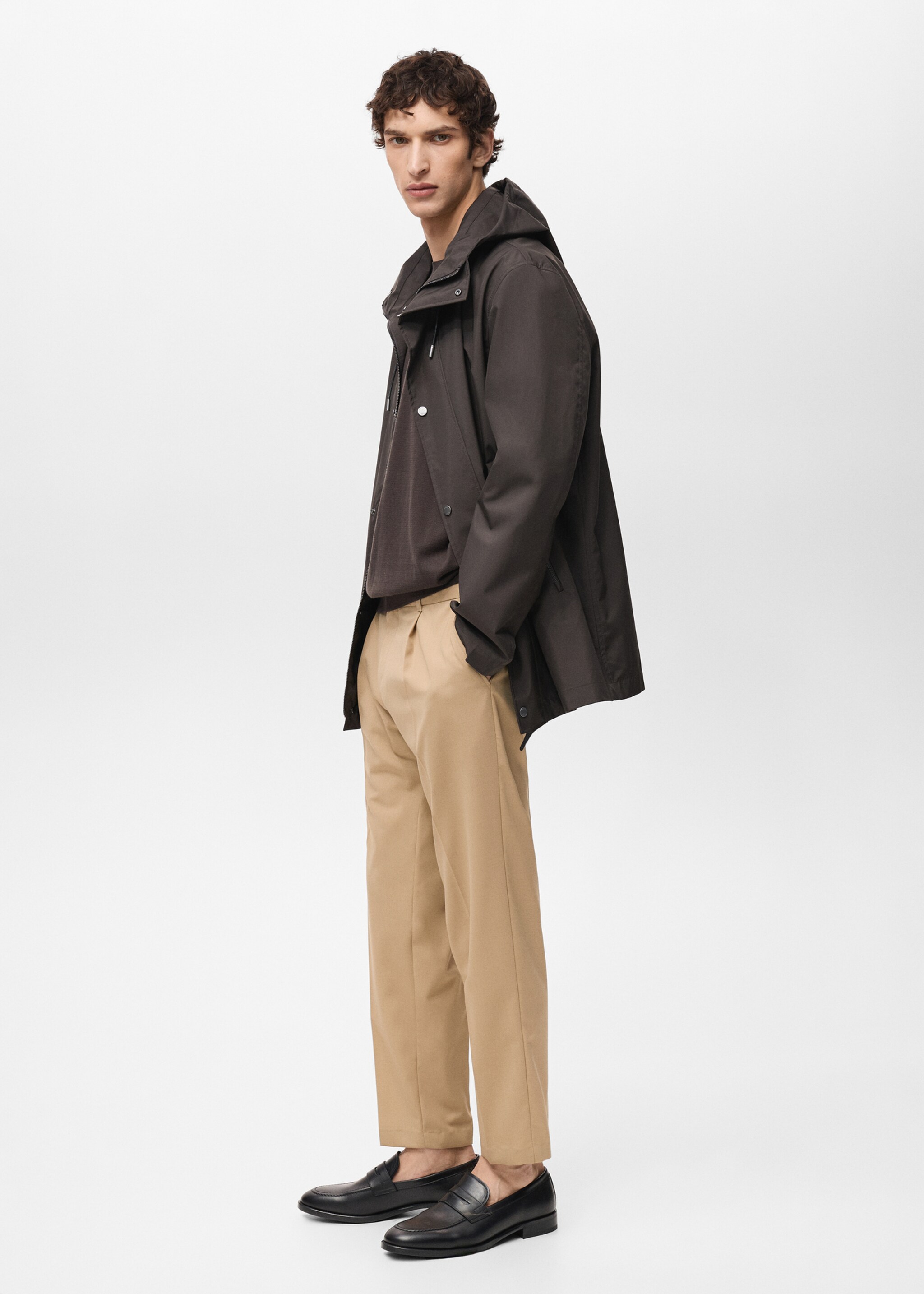 Pantalon laine froide slim-fit pinces - Détail de l'article 2