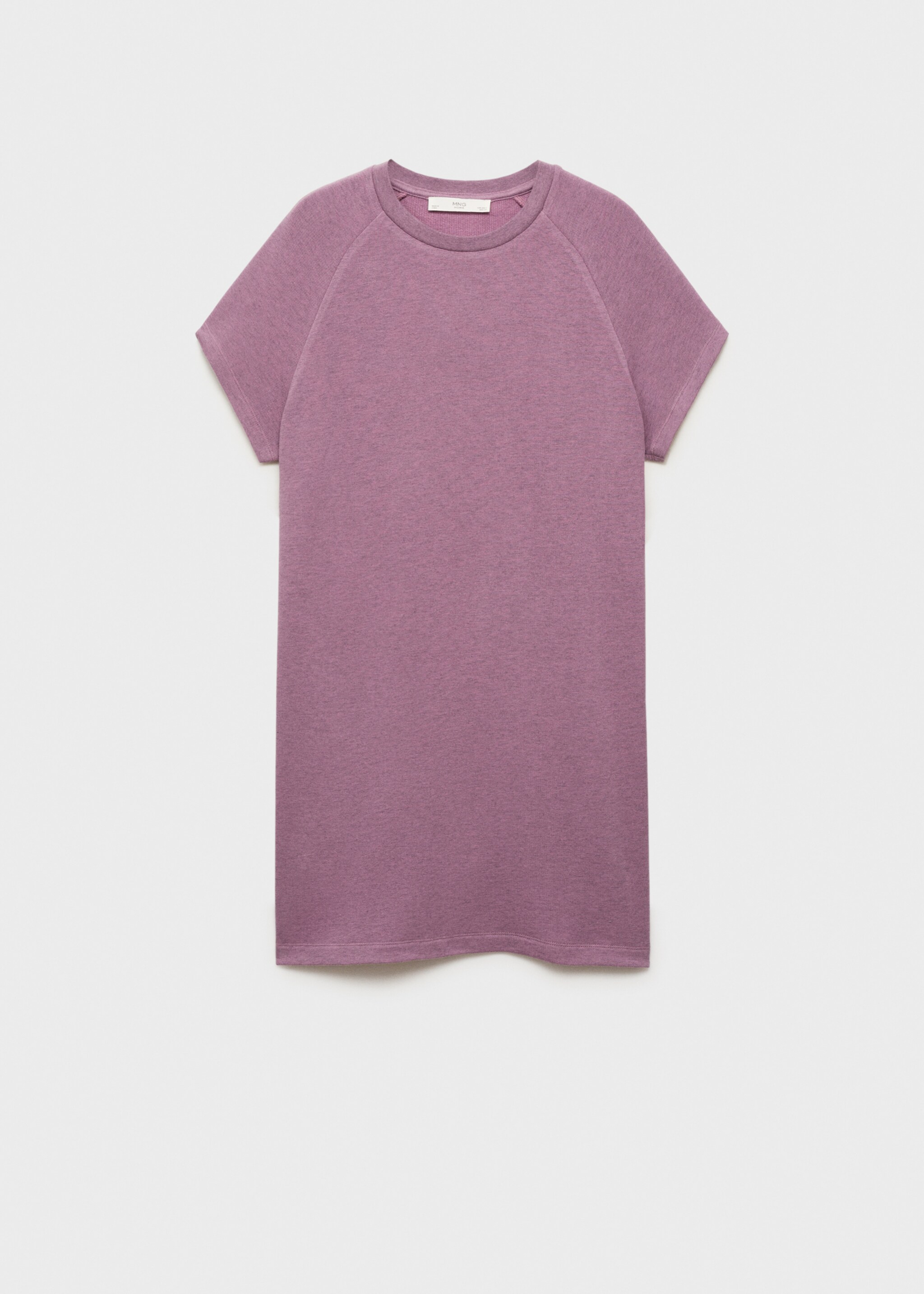 Heather fleece cotton nightgown - Article without model