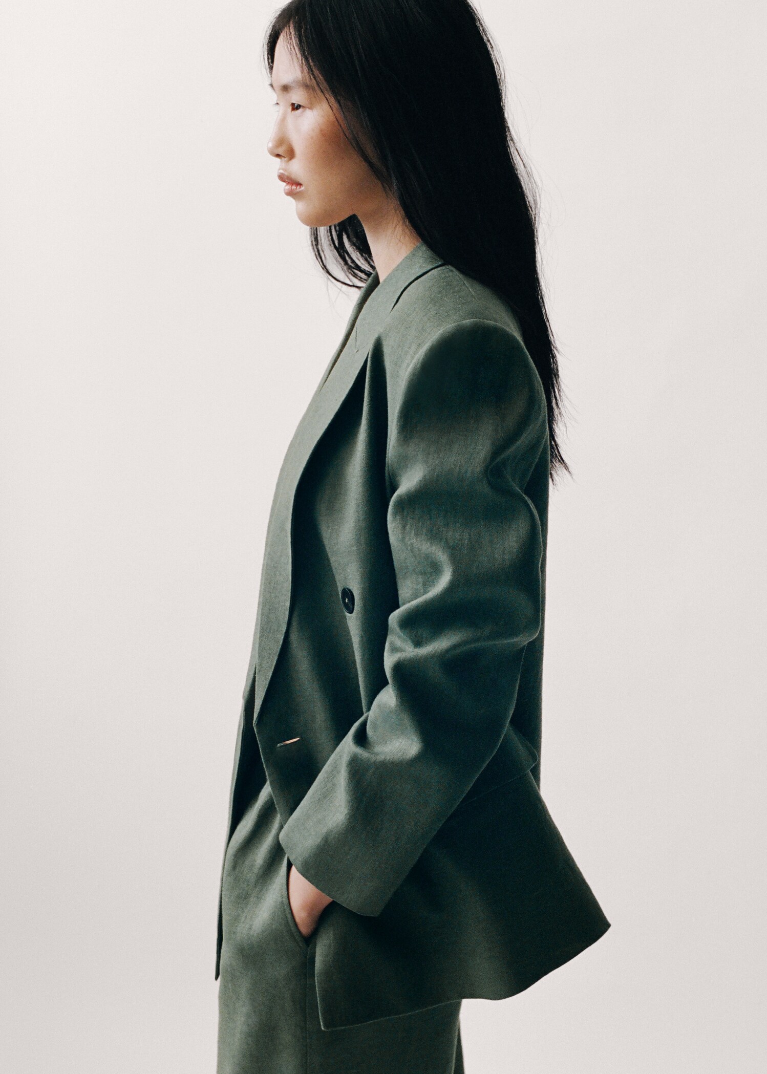 Linen suit jacket - Details of the article 6