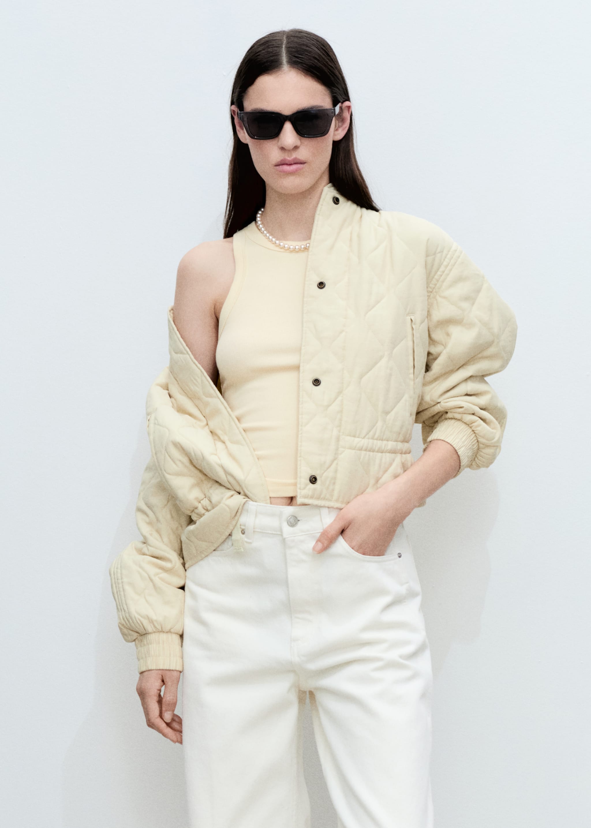 Butter yellow.