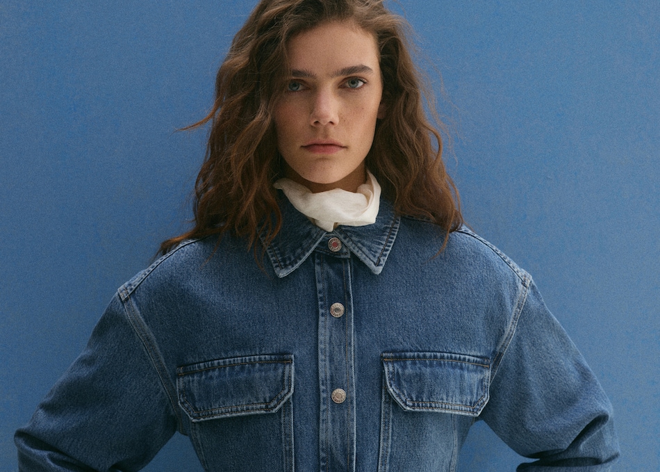Look cow-boy pour femme avec chemise en jean.