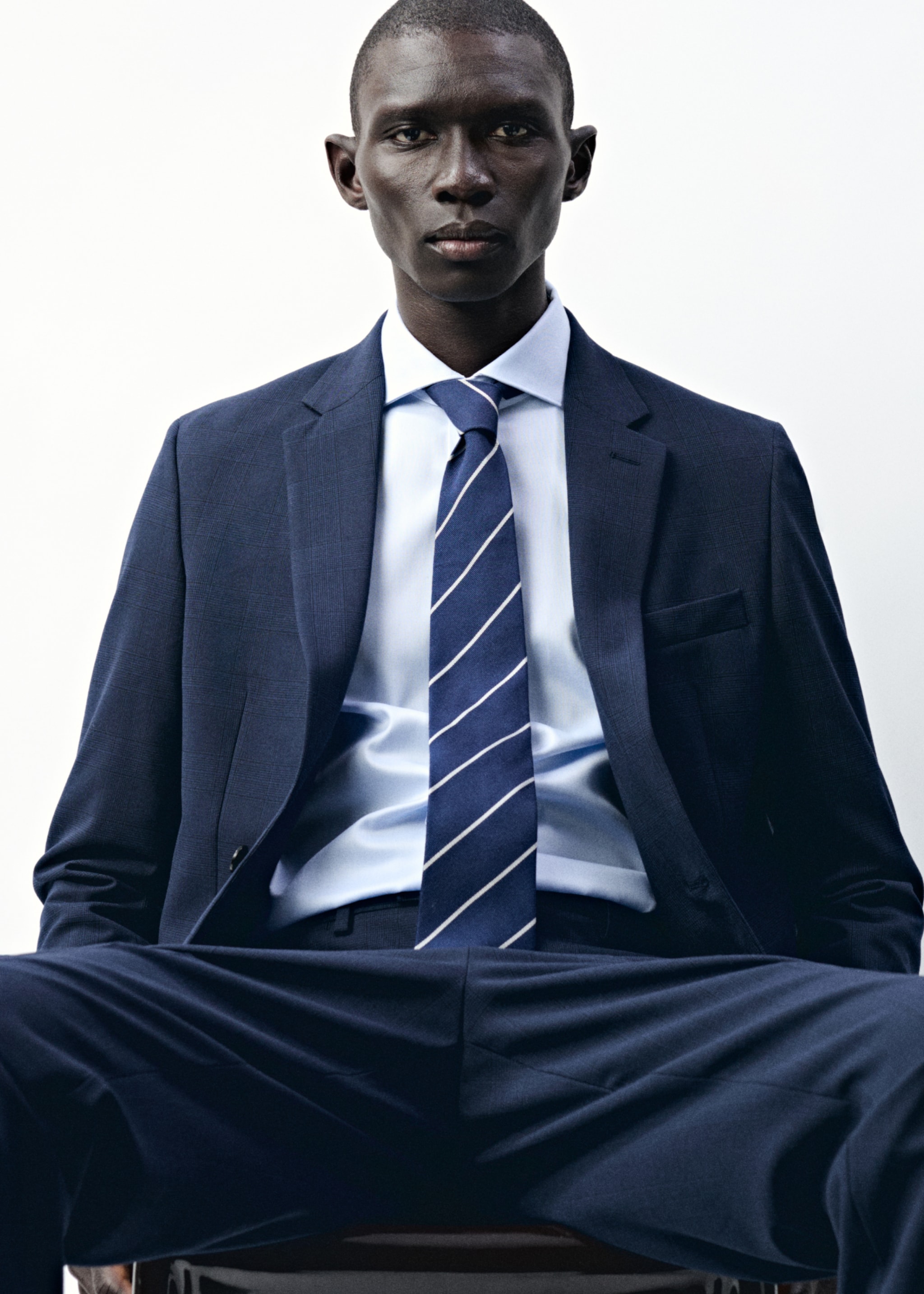 Men's suits for wedding guests.