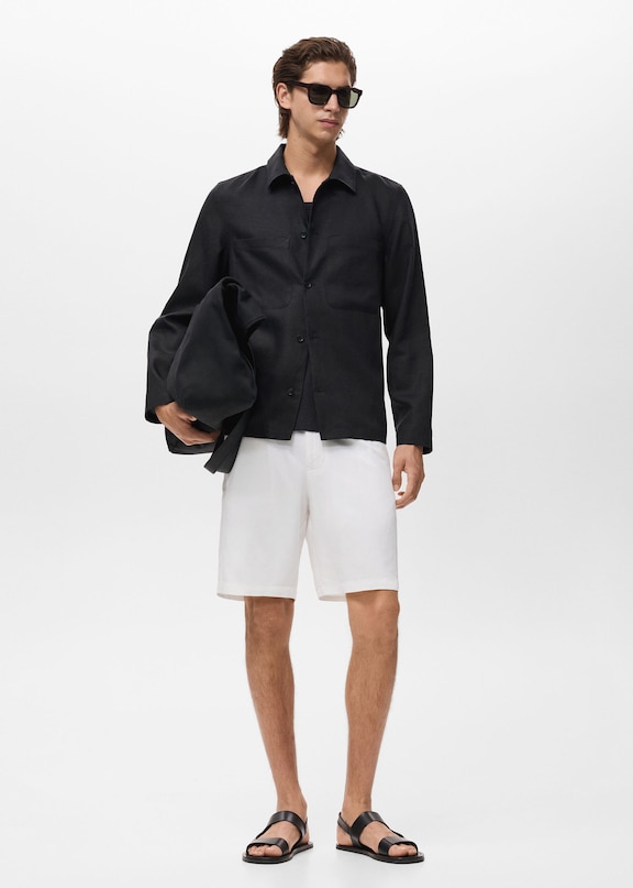 Men's beach look.