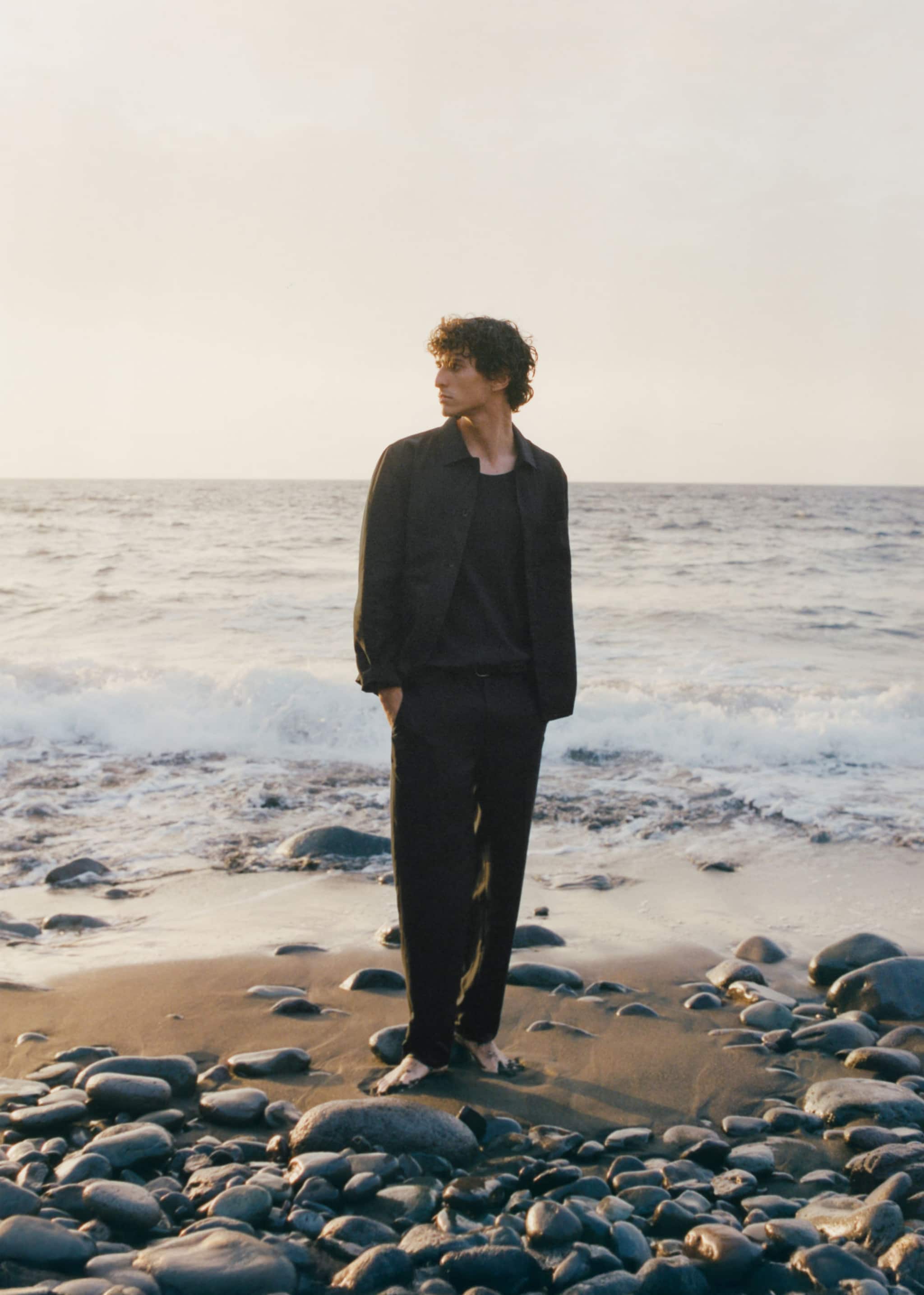 Men's beach outfits.