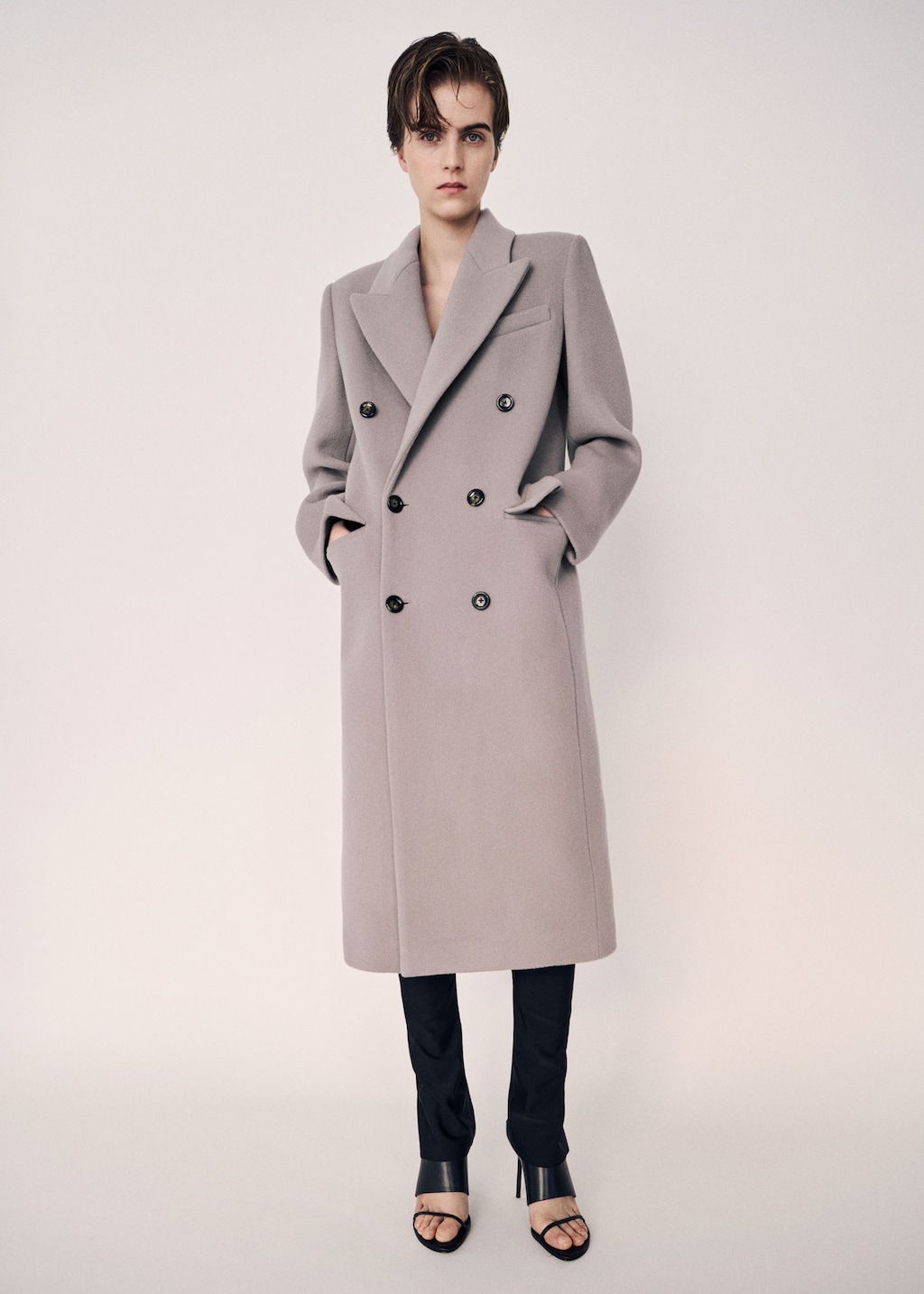 sachin and babi light blue dress Women's Red Long Coat Formal Dress, Elegant Double Breasted Coat for Office and Events 30